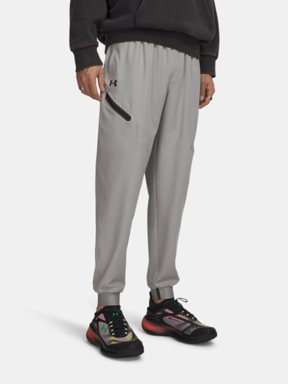 ​UA Unstoppable Men's Joggers Pants Men's Size LT Large Tall Titanium Gray NWT